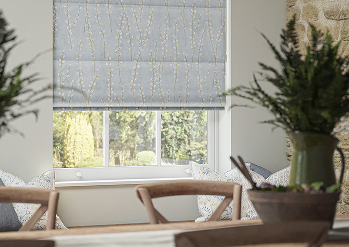 Willow Field, Mercury - Motorised Roman Blind - Image 5